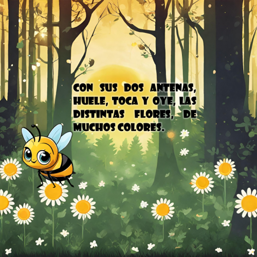 La abeja y la ardilla. La alegría.